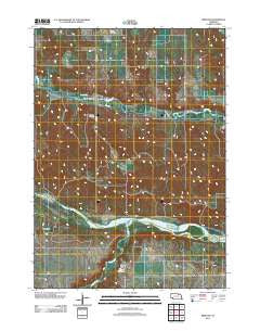 Bristow Nebraska Historical topographic map, 1:24000 scale, 7.5 X 7.5 Minute, Year 2011