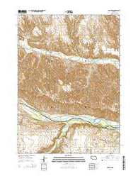 Bristow Nebraska Current topographic map, 1:24000 scale, 7.5 X 7.5 Minute, Year 2014