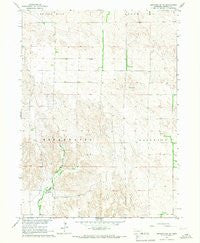 Broadwater NE Nebraska Historical topographic map, 1:24000 scale, 7.5 X 7.5 Minute, Year 1965