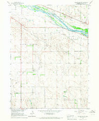 Broadwater SW Nebraska Historical topographic map, 1:24000 scale, 7.5 X 7.5 Minute, Year 1965