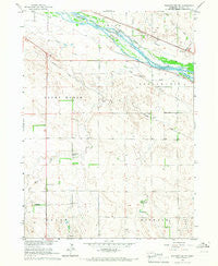 Broadwater SW Nebraska Historical topographic map, 1:24000 scale, 7.5 X 7.5 Minute, Year 1965