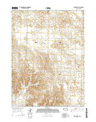 Broadwater NE Nebraska Current topographic map, 1:24000 scale, 7.5 X 7.5 Minute, Year 2014