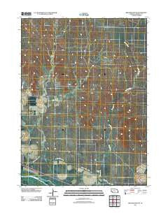Broadwater NW Nebraska Historical topographic map, 1:24000 scale, 7.5 X 7.5 Minute, Year 2011