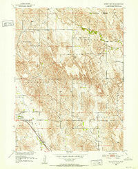 Broken Bow NE Nebraska Historical topographic map, 1:24000 scale, 7.5 X 7.5 Minute, Year 1951