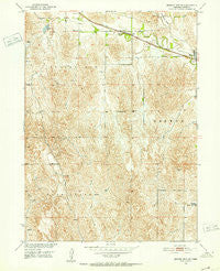 Broken Bow SE Nebraska Historical topographic map, 1:24000 scale, 7.5 X 7.5 Minute, Year 1951