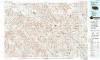 Broken Bow Nebraska Historical topographic map, 1:100000 scale, 30 X 60 Minute, Year 1985