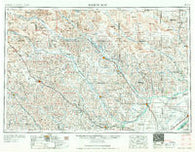 Broken Bow Nebraska Historical topographic map, 1:250000 scale, 1 X 2 Degree, Year 1955