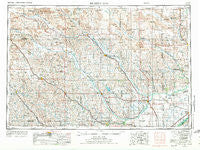 Broken Bow Nebraska Historical topographic map, 1:250000 scale, 1 X 2 Degree, Year 1955