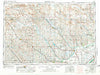 Broken Bow Nebraska Historical topographic map, 1:250000 scale, 1 X 2 Degree, Year 1955