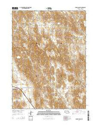 Broken Bow NE Nebraska Current topographic map, 1:24000 scale, 7.5 X 7.5 Minute, Year 2014