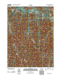 Broken Bow SE Nebraska Historical topographic map, 1:24000 scale, 7.5 X 7.5 Minute, Year 2011