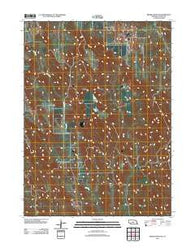 Broken Bow SW Nebraska Historical topographic map, 1:24000 scale, 7.5 X 7.5 Minute, Year 2011