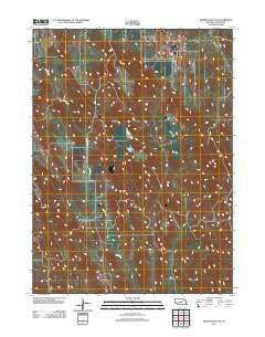 Broken Bow SW Nebraska Historical topographic map, 1:24000 scale, 7.5 X 7.5 Minute, Year 2011