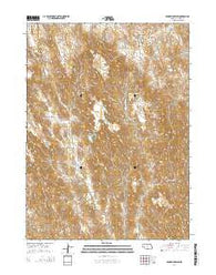 Broken Bow SW Nebraska Current topographic map, 1:24000 scale, 7.5 X 7.5 Minute, Year 2014