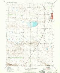 Bronco Lake Nebraska Historical topographic map, 1:24000 scale, 7.5 X 7.5 Minute, Year 1947