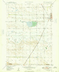 Bronco Lake Nebraska Historical topographic map, 1:24000 scale, 7.5 X 7.5 Minute, Year 1949