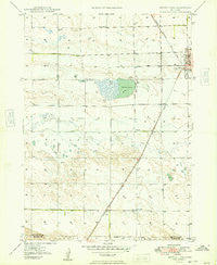 Bronco Lake Nebraska Historical topographic map, 1:24000 scale, 7.5 X 7.5 Minute, Year 1949