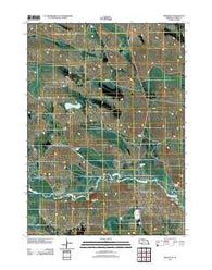 Brownlee Nebraska Historical topographic map, 1:24000 scale, 7.5 X 7.5 Minute, Year 2011