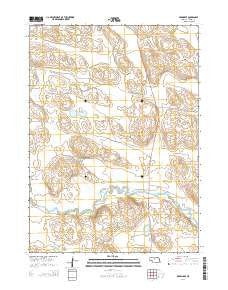 Brownlee Nebraska Current topographic map, 1:24000 scale, 7.5 X 7.5 Minute, Year 2014