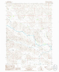 Brownlee Flats Nebraska Historical topographic map, 1:24000 scale, 7.5 X 7.5 Minute, Year 1985