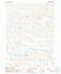 Brownlee Nebraska Historical topographic map, 1:24000 scale, 7.5 X 7.5 Minute, Year 1985