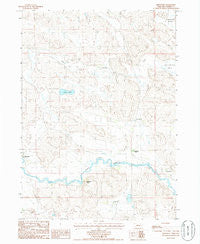 Brownlee Nebraska Historical topographic map, 1:24000 scale, 7.5 X 7.5 Minute, Year 1985