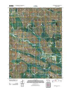 Brownlee Flats Nebraska Historical topographic map, 1:24000 scale, 7.5 X 7.5 Minute, Year 2011