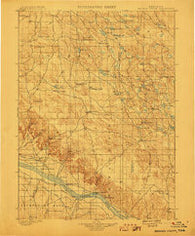 Browns Creek Nebraska Historical topographic map, 1:125000 scale, 30 X 30 Minute, Year 1899