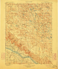 Browns Creek Nebraska Historical topographic map, 1:125000 scale, 30 X 30 Minute, Year 1899