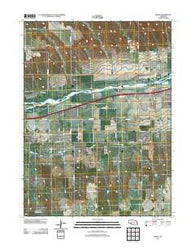 Brule Nebraska Historical topographic map, 1:24000 scale, 7.5 X 7.5 Minute, Year 2011