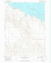 Brule NE Nebraska Historical topographic map, 1:24000 scale, 7.5 X 7.5 Minute, Year 1971