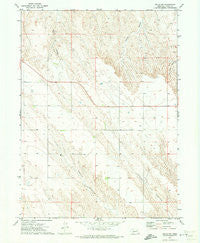 Brule NW Nebraska Historical topographic map, 1:24000 scale, 7.5 X 7.5 Minute, Year 1971