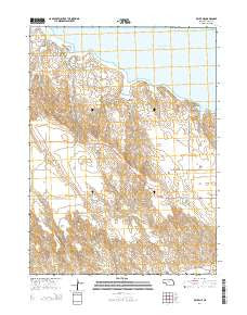 Brule NE Nebraska Current topographic map, 1:24000 scale, 7.5 X 7.5 Minute, Year 2014