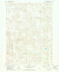 Bruner Lake Nebraska Historical topographic map, 1:24000 scale, 7.5 X 7.5 Minute, Year 1981