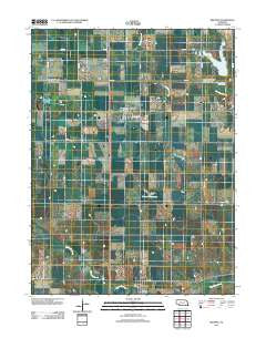Bruning Nebraska Historical topographic map, 1:24000 scale, 7.5 X 7.5 Minute, Year 2011