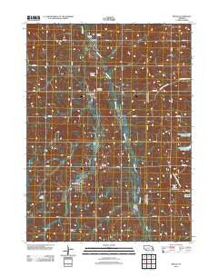 Bruno Nebraska Historical topographic map, 1:24000 scale, 7.5 X 7.5 Minute, Year 2011