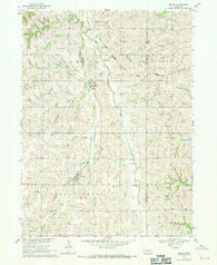 Bruno Nebraska Historical topographic map, 1:24000 scale, 7.5 X 7.5 Minute, Year 1968
