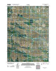 Brush Creek Nebraska Historical topographic map, 1:24000 scale, 7.5 X 7.5 Minute, Year 2011