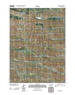 Brush Hill Nebraska Historical topographic map, 1:24000 scale, 7.5 X 7.5 Minute, Year 2011
