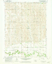 Buckeye Valley Nebraska Historical topographic map, 1:24000 scale, 7.5 X 7.5 Minute, Year 1962
