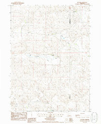 Bucktail Nebraska Historical topographic map, 1:24000 scale, 7.5 X 7.5 Minute, Year 1985