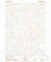 Bunner Lake Nebraska Historical topographic map, 1:24000 scale, 7.5 X 7.5 Minute, Year 1985