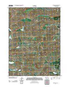Bunner Lake Nebraska Historical topographic map, 1:24000 scale, 7.5 X 7.5 Minute, Year 2011