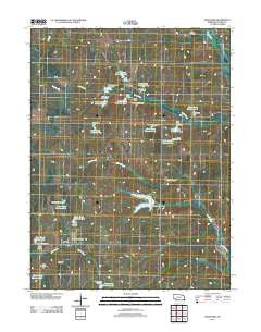 Burchard Nebraska Historical topographic map, 1:24000 scale, 7.5 X 7.5 Minute, Year 2011