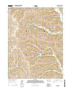 Burchard Nebraska Current topographic map, 1:24000 scale, 7.5 X 7.5 Minute, Year 2014