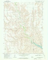 Burger Canyon East Nebraska Historical topographic map, 1:24000 scale, 7.5 X 7.5 Minute, Year 1970