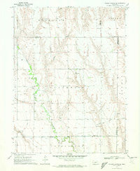 Burger Canyon SE Nebraska Historical topographic map, 1:24000 scale, 7.5 X 7.5 Minute, Year 1970