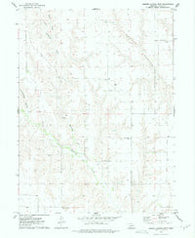Burger Canyon West Nebraska Historical topographic map, 1:24000 scale, 7.5 X 7.5 Minute, Year 1973
