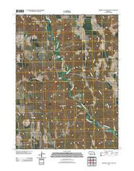 Burger Canyon East Nebraska Historical topographic map, 1:24000 scale, 7.5 X 7.5 Minute, Year 2011
