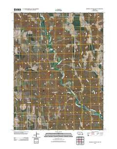 Burger Canyon East Nebraska Historical topographic map, 1:24000 scale, 7.5 X 7.5 Minute, Year 2011